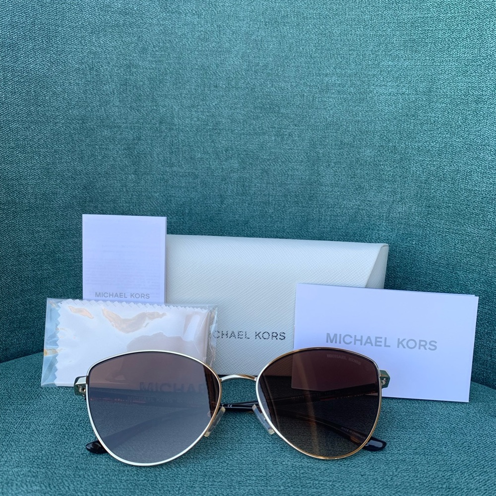 Michael Kors Gold Sunglasses